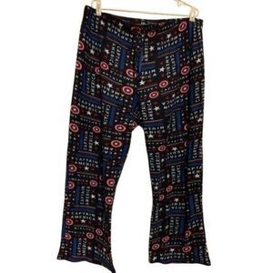 CAPTAIN AMERICA SIZE XXL FLEECE PAJAMA PANTS